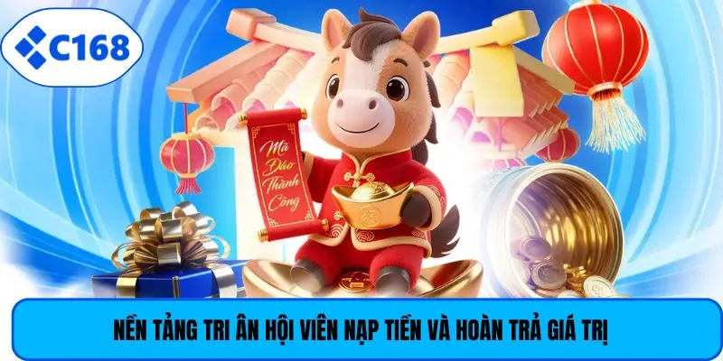 Nền tảng tri ân hội viên nạp tiền và hoàn trả giá trị